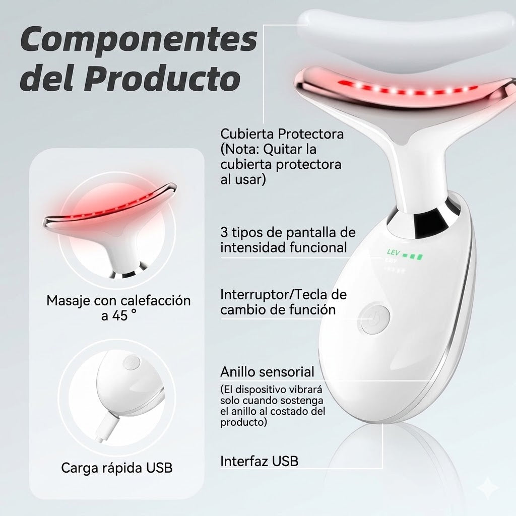 Masajeador Facial LED